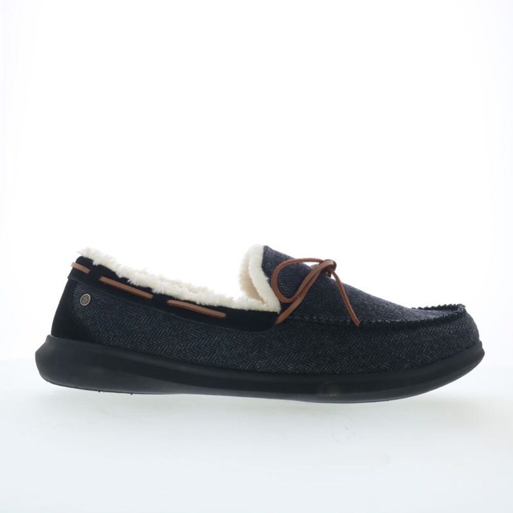 Spenco Mens Birch Slipper Black Shoes (NWT)